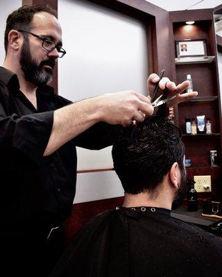 Whether we use clippers, razor, or scissors-we have the details covered. | Shane | Steel Blad Men's Salon in Albuquerque, NM.