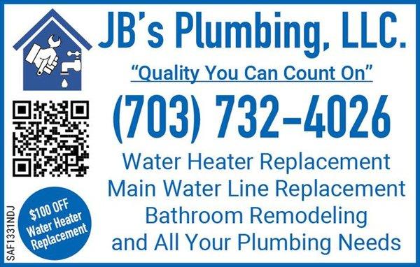 JBs Plumbing LLC