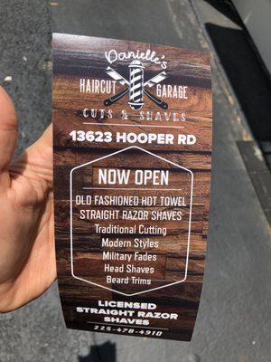 Danielle's Haircut Garage