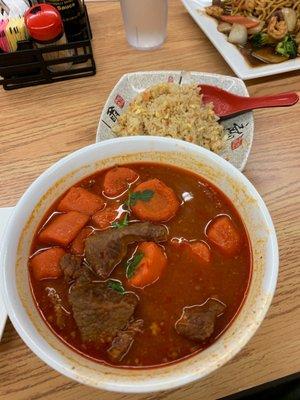 Khmer beef soup, wow! Large portion, delightful and hearty.