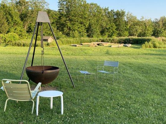 Just out in the "back yard."