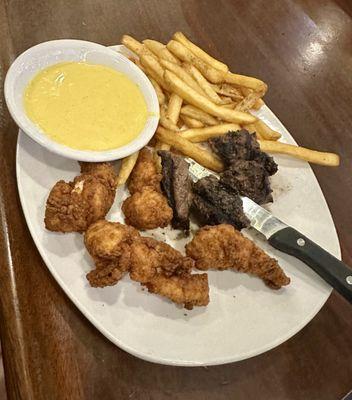 Sirloin Tips & Chicken Tenders