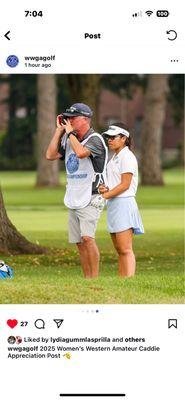 Great post of myself and Eliana in Michigan