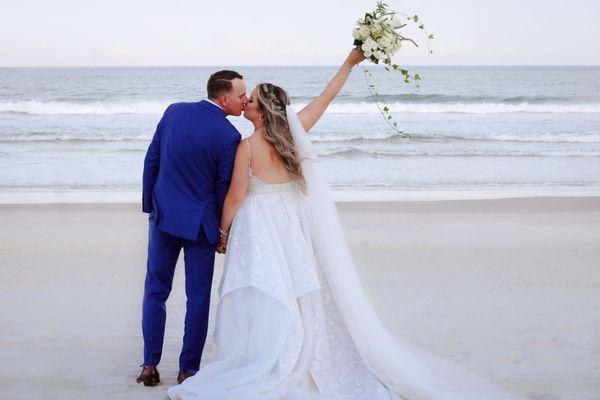 Wedding joy! A beautiful day for a beach wedding at The Hard Rock Hotel Daytona!!