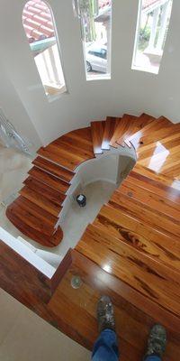 Tigerwood Custom Stair Treads