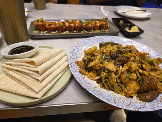 Combination Mu Shu Pancake