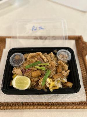 Pad Thai - with spice on side. (Take-out)