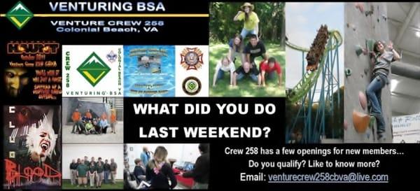 BSA Venture Crew 258