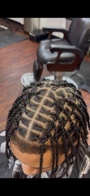 Start locs with a style - locs started by LeeStylz
