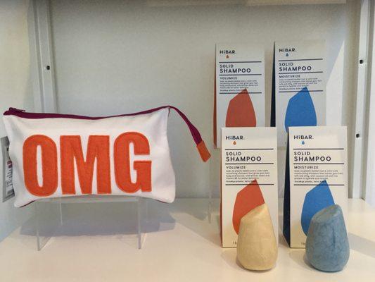 HiBar Solid Shampoo bars.