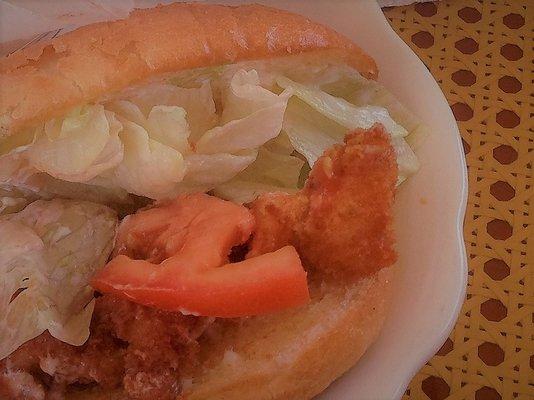 shrimp poboy... yum!!!