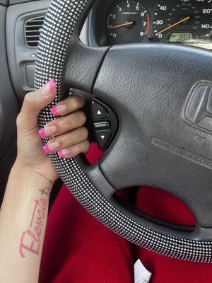 First time I visited (longer nails,paid less)