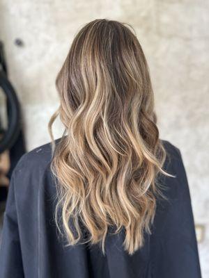 Balayage is a natural look and if looking for a low maintenance service