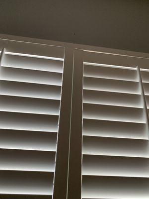 Visibly off. At top.