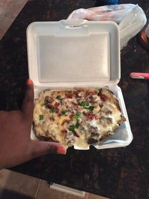 It's the size of my hand! Hamburger Tuber $8.95