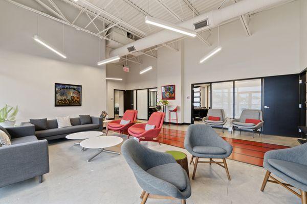 Our Flex Space can be used as a social space, food set up, or any activity where you may need a little more room.