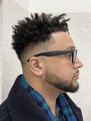 My man Adan set me up with a fade before every work trip!