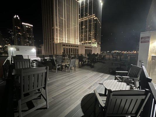 New and improving roof deck