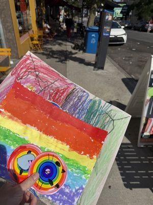 So much art in one day!