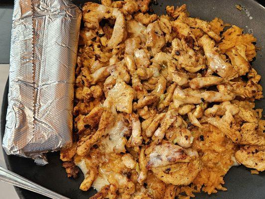Chicken, Rice, and Cheese