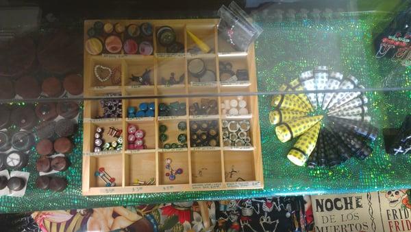 Plugs, tapers, nose jewelry, belly rings and LOTS more!