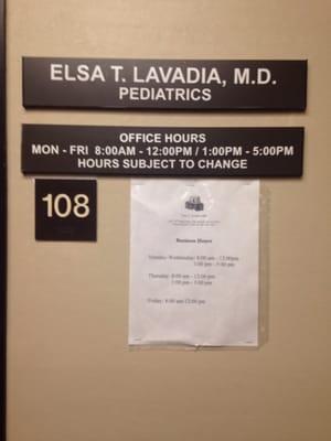 LAVADIA ELSA T MD FAAP