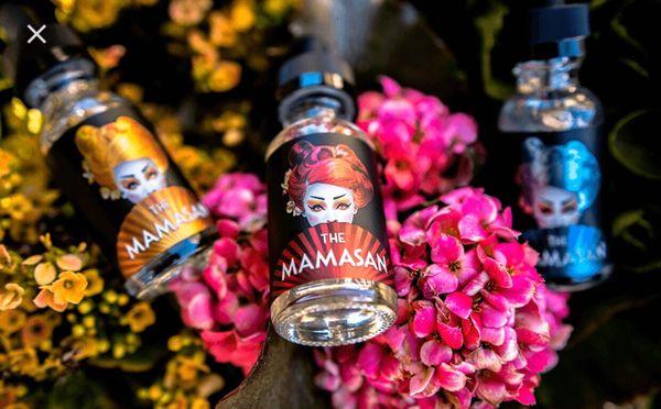 Meet the mamasan, just of the many delicious e-liquid lines we offer.