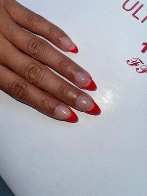 You can clearly see the area where the nail was filled in. This is not what I wanted.