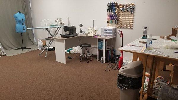 Sewing area