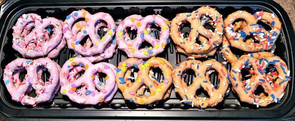 Flavored Chocolate Covered Pretzels