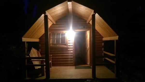 Kabin #3...clean, cozy, and affordable!