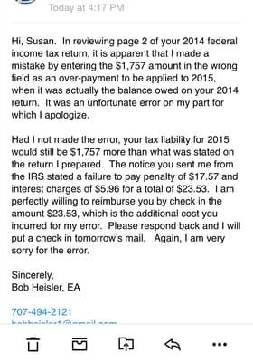 Bob Heisler, EA