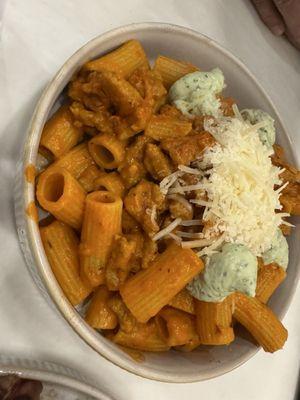 Spicy rigatoni