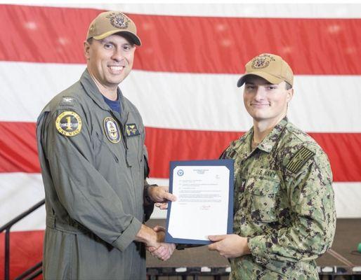 So proud of my baby boy! Promotion