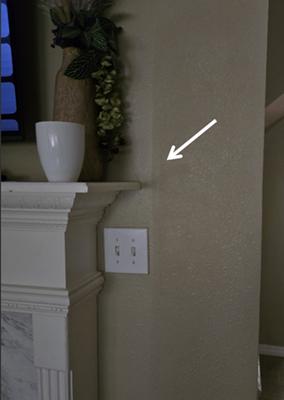 Visible Wall Repaired Line