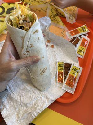 Super burrito! Delicious! 7.25.2025