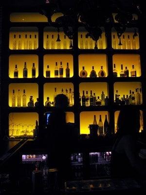 One of the bars in the rear