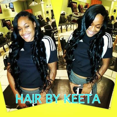 Hair illusions by one of the stylists.....