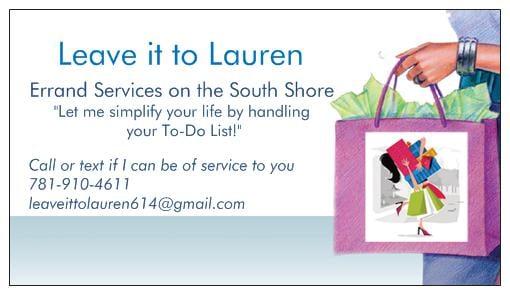Leave it to Lauren Errand Services