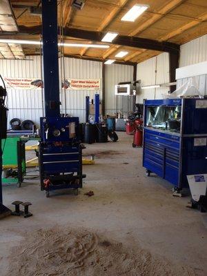 3 Bays to service all types of vehicles.