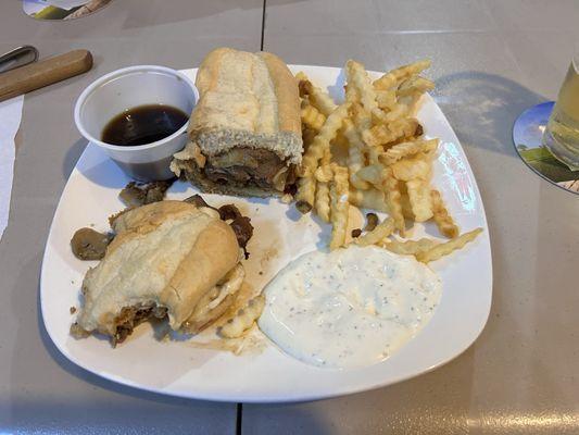 Prime Rib Sandwich, yum!