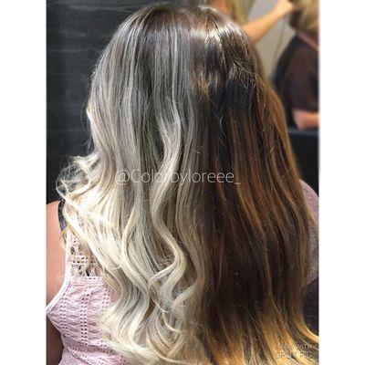 After and before Balayage