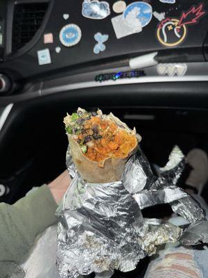 Al pastor super burrito