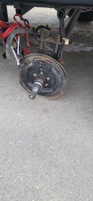 After they cleaned it. Had to wait for other businesses to open the next day, but he looked all over for the parts on a holiday.