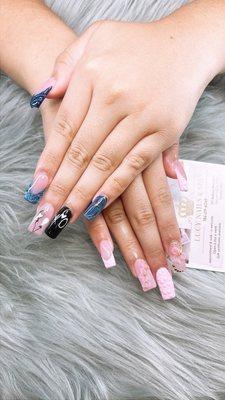 nails done by Lucy