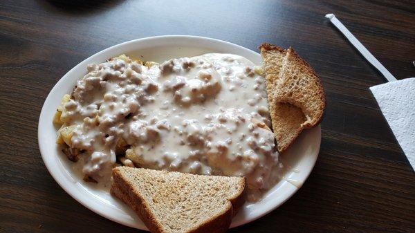Awesome Sausage Biscuits and Gravy