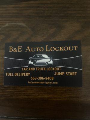 B&E Auto Lockout