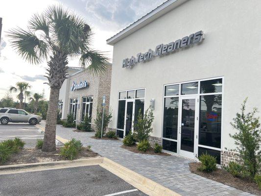 Convenient location with lots of parking