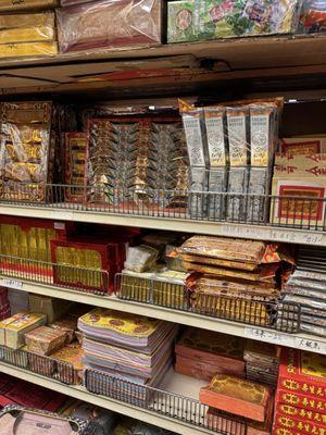 Gold bars, joss paper