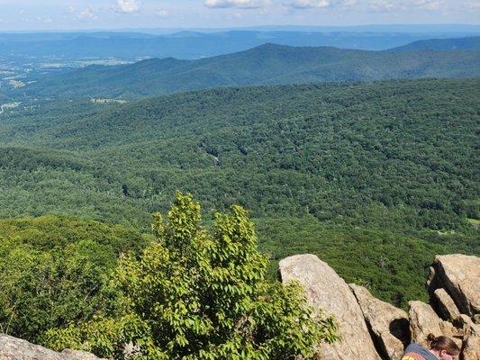 Atop Mary's Rock Tunnel. Your hard work pays off.